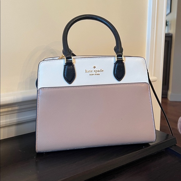 Kate Spade Cream and Tan Madison Satchel small - Picture 5 of 11